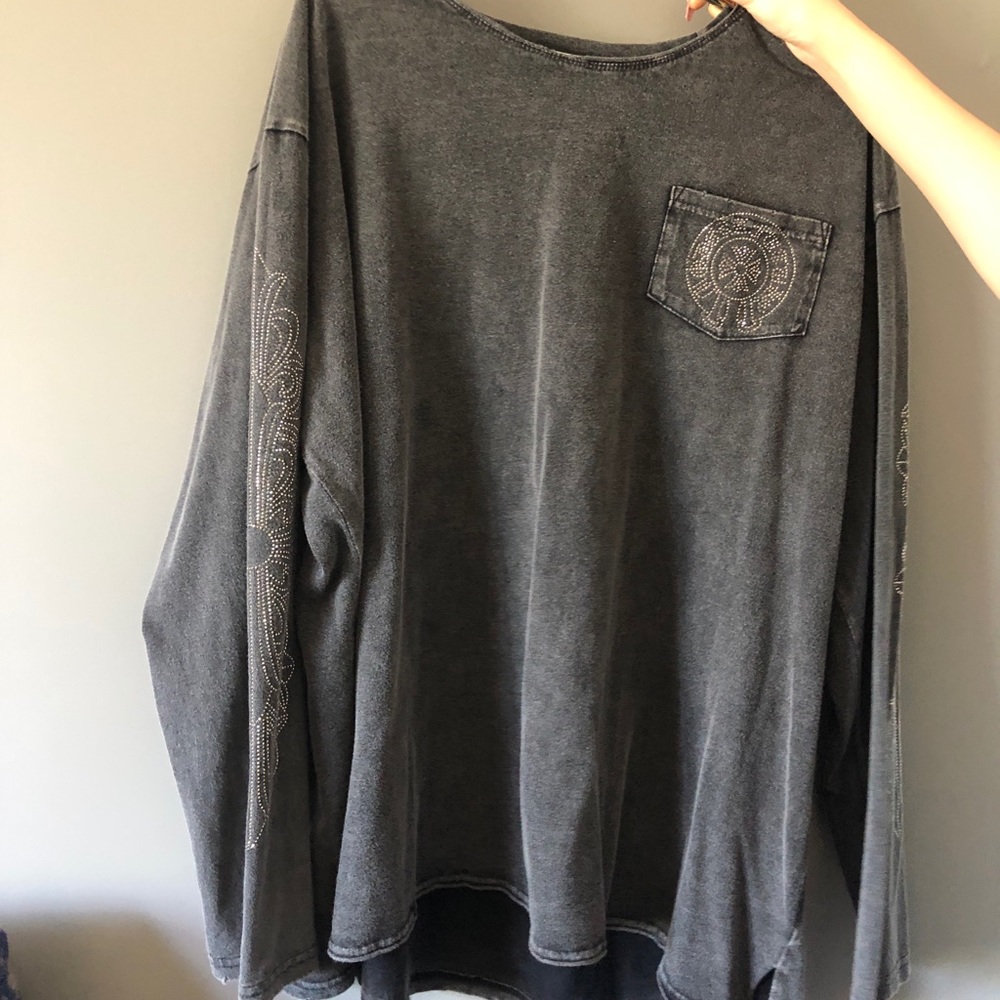studded chrome hearts long sleeve - Picture 1 of 2
